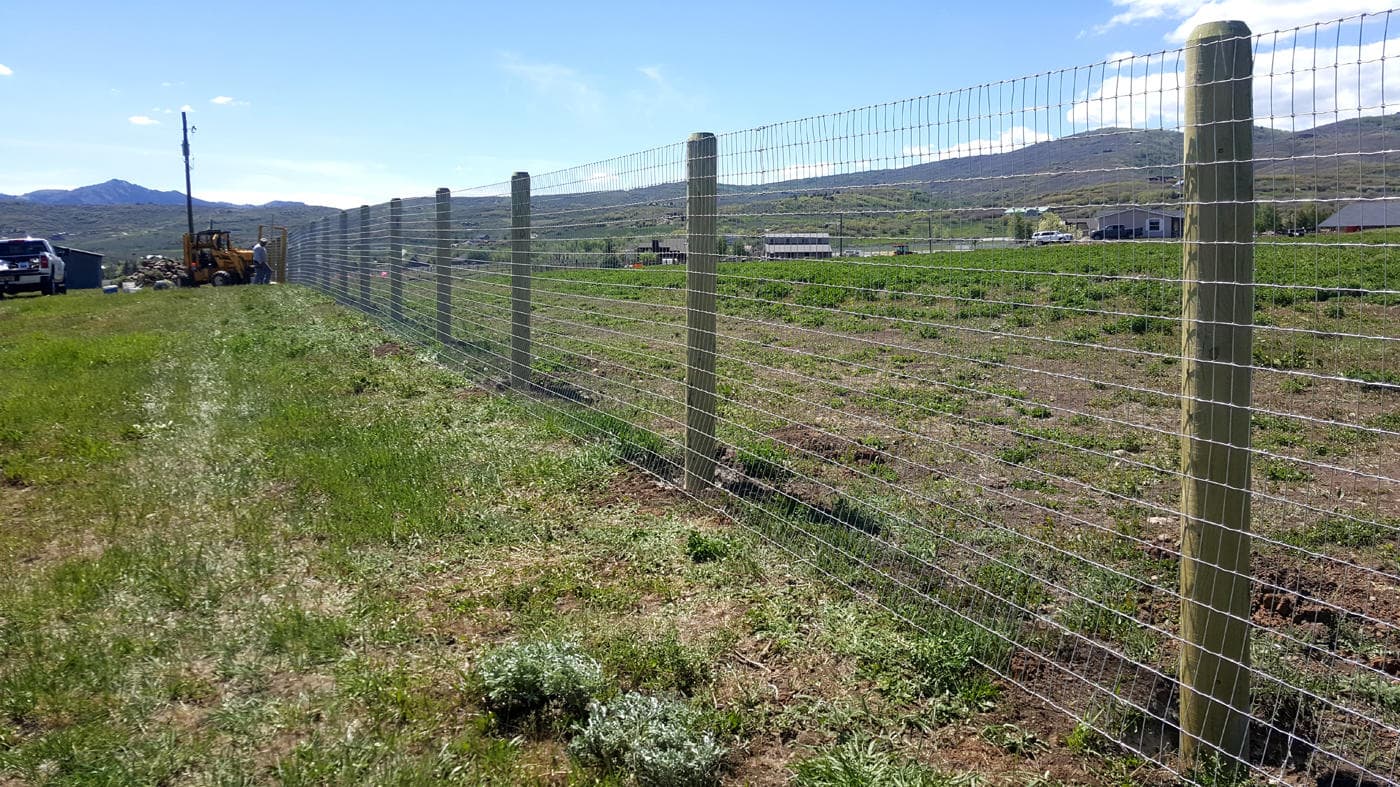 6 Rail Agricultural No-Climb Fence