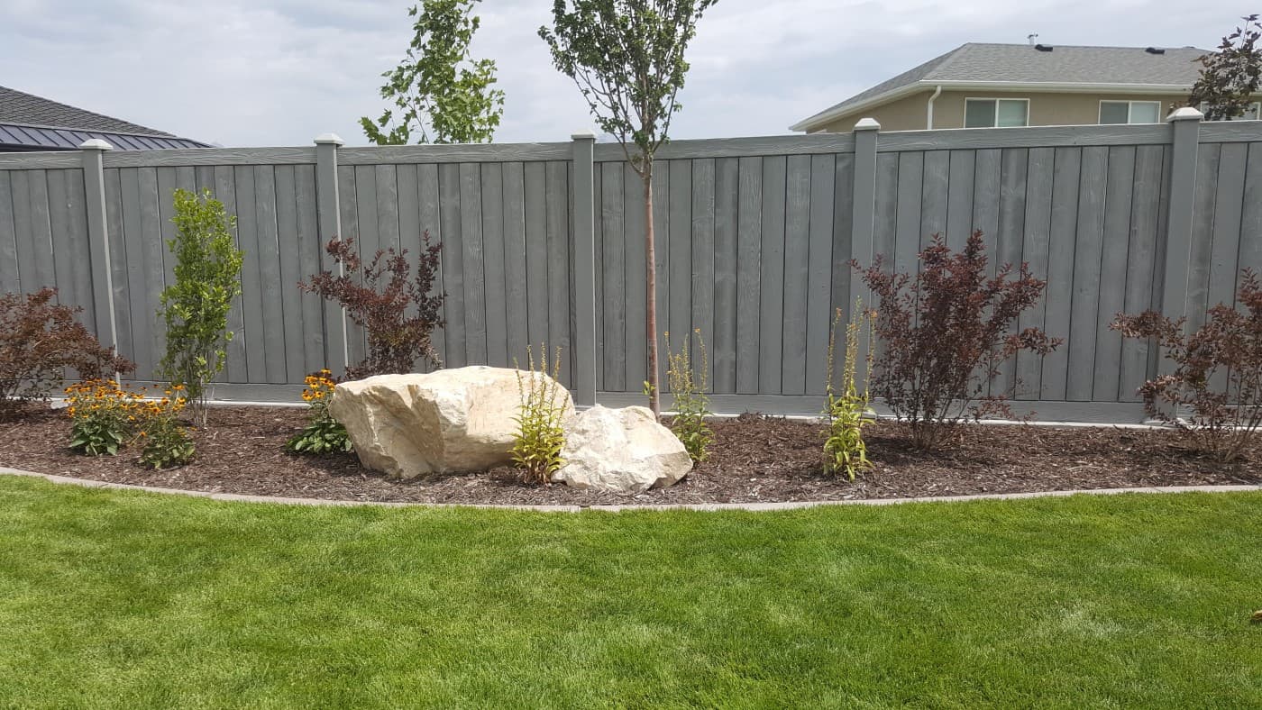 Close-Up of SimTek Fence Panels