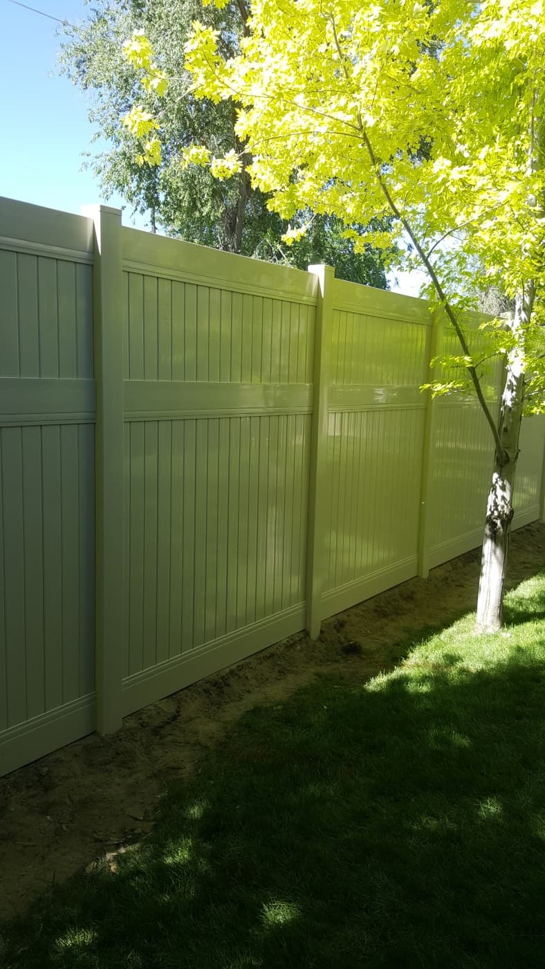8-Foot Tall Vinyl Privacy Fence