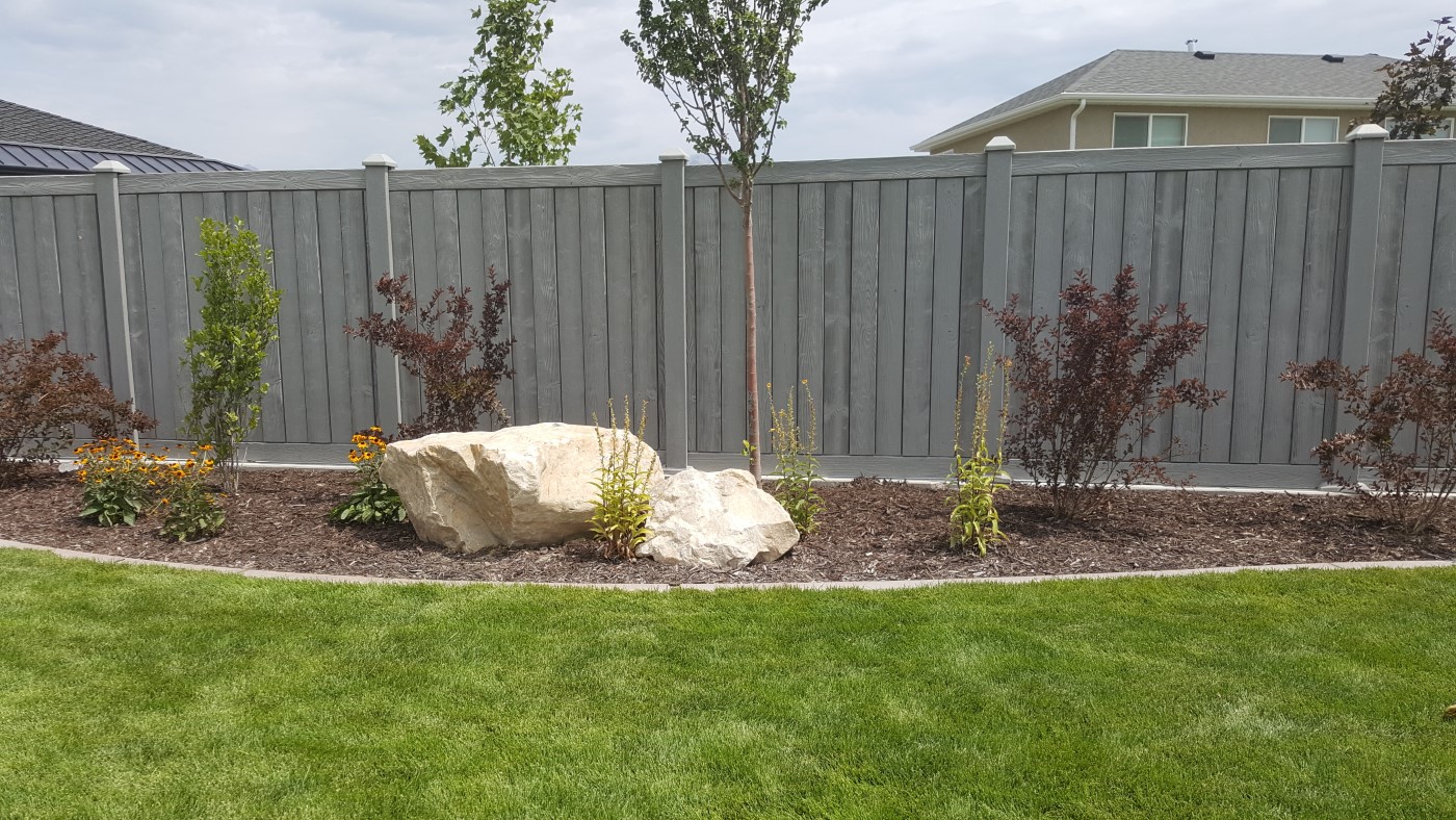 Close-Up of SimTek Fence Panels